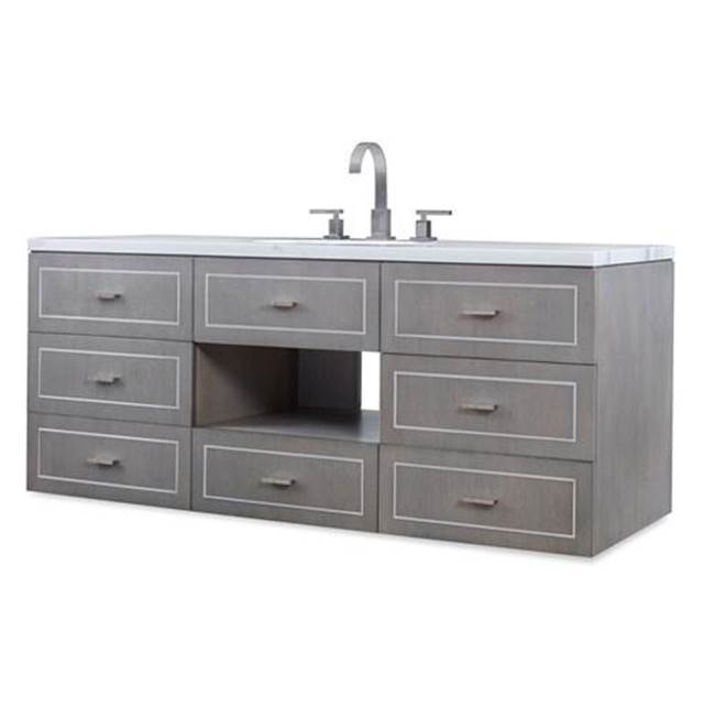 Ambella Home Collection Albany Wall Sink Chest - Grey