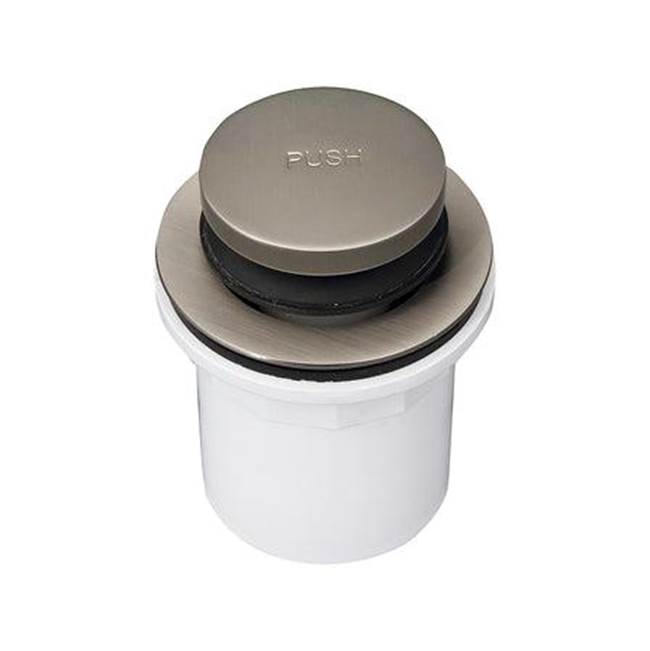 Barclay Bath Tub Drain Pop UP w/ 1-1/2 Flange PVC Adapter, BN