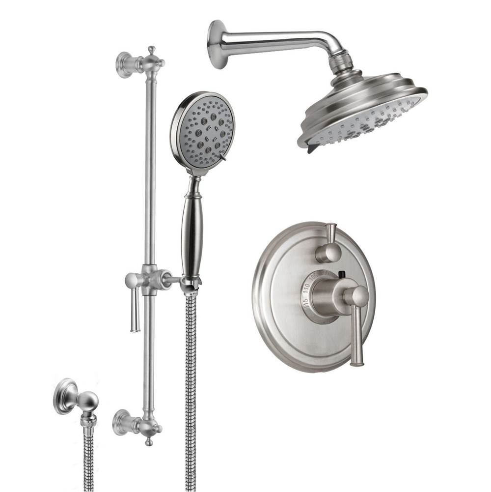 California Faucets Miramar StyleTherm® 1/2'' Thermostatic Shower System with Handshower Slide Bar