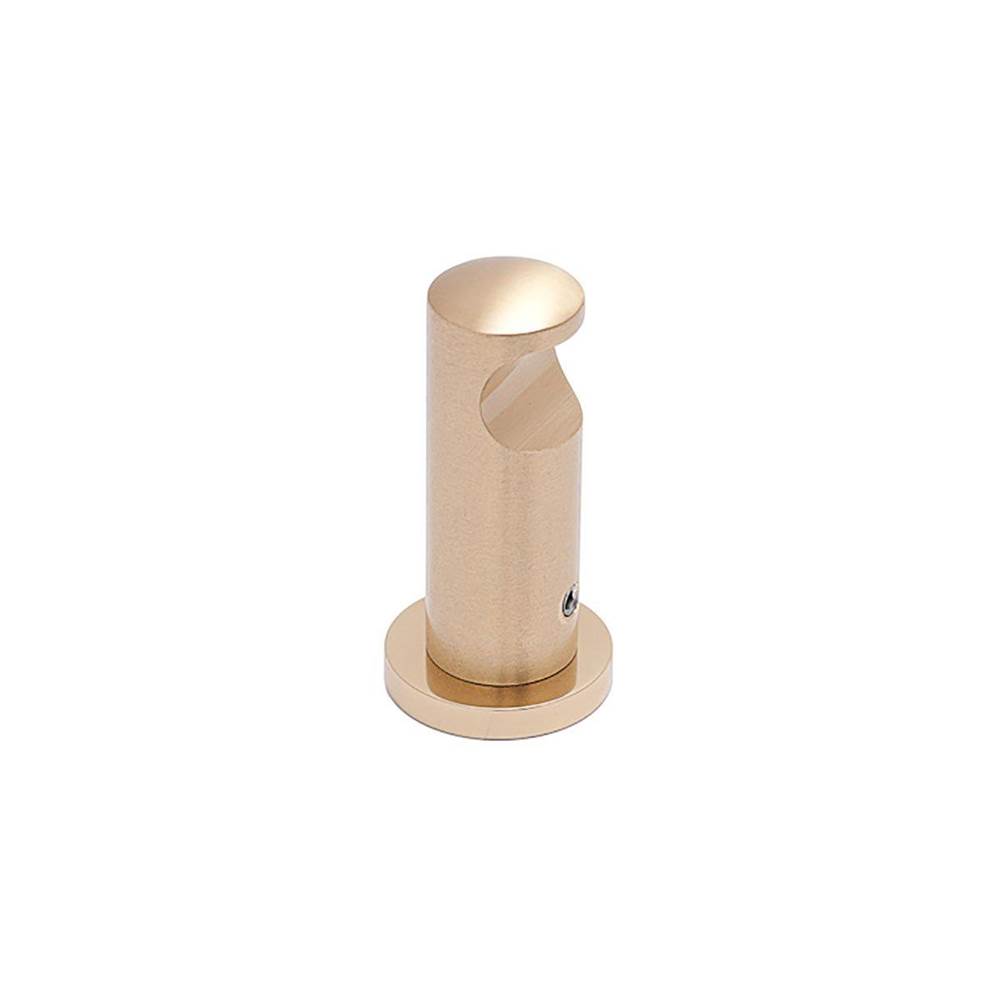 Colonial Bronze Robe Hook Hand Finished in Polished Brass and Satin Nickel