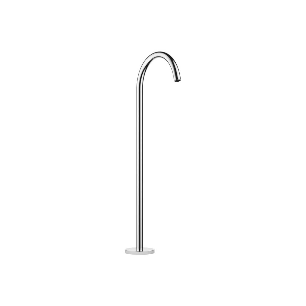 Dornbracht Meta Tub Spout Without Diverter For Freestanding Installation In Polished Chrome