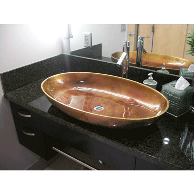 Elite Bath Oasis-OV30 Vessel-Oval Oil Rubbed Bronze