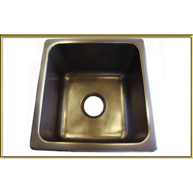 Elite Bath SquareBar15 -SB15 Dropin/Undermount Traditional Bronze