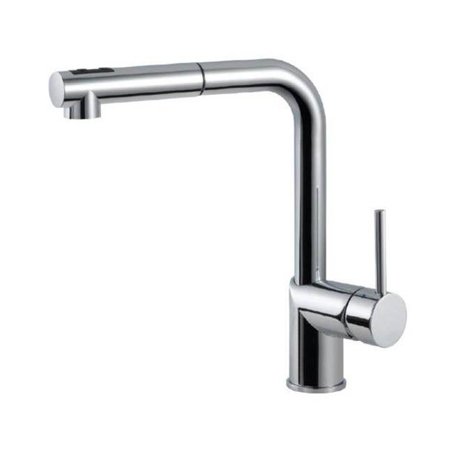 Hamat Dual Function Pull Out Kitchen Faucet in Matte Black