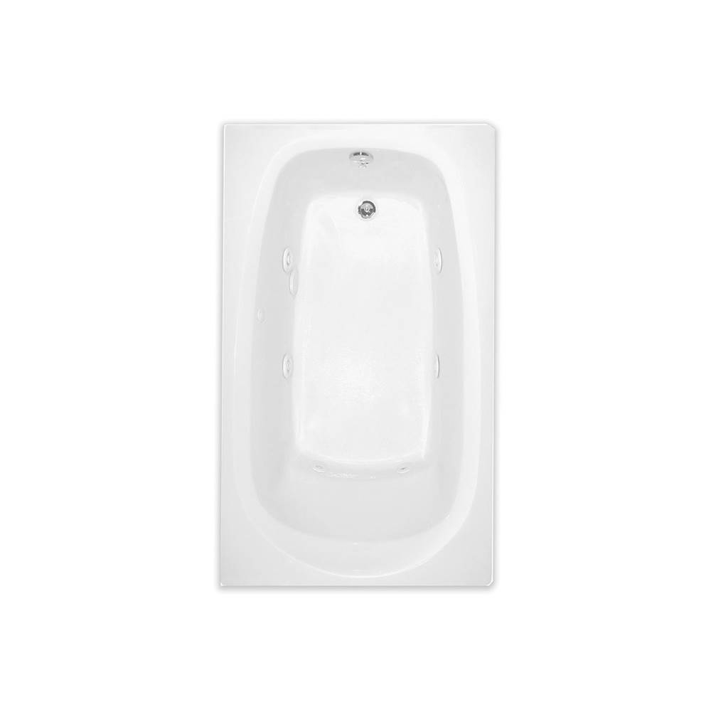 Hamilton Bathware Drop-in Thermal Cast Acrylic 60 x 36 x 21 Bath in White RN 6036