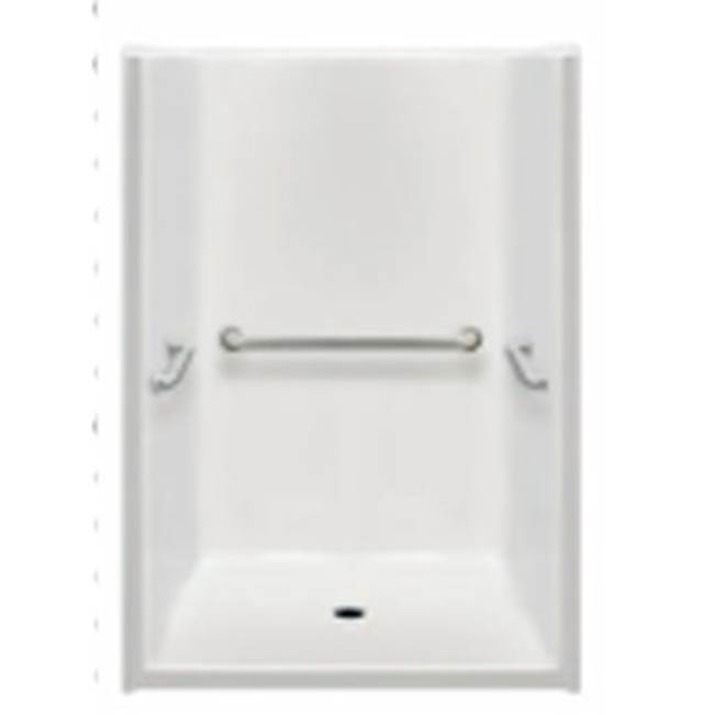 Hamilton Bathware Alcove AcrylX 37 x 48 x 78 Shower in White G4836IBS