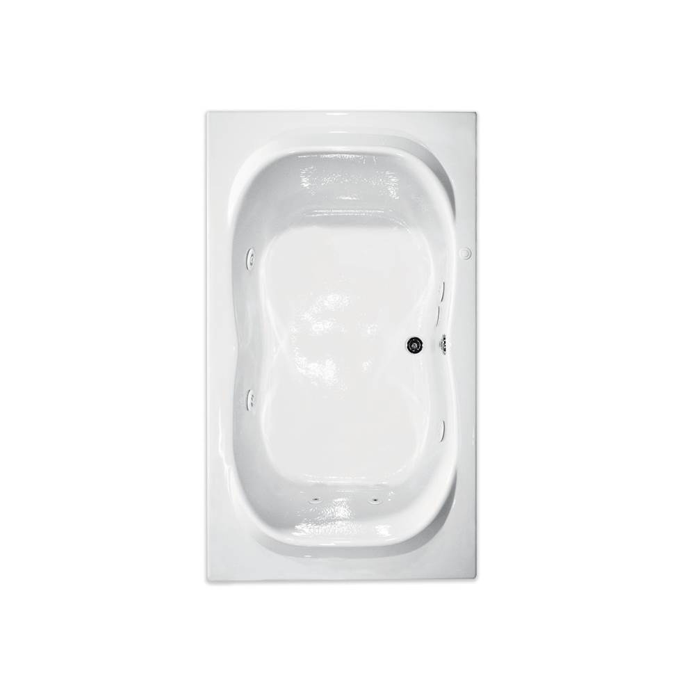 Hamilton Bathware Drop-in Thermal Cast Acrylic 72 x 42 x 21 Bath in White RN RIO 7242