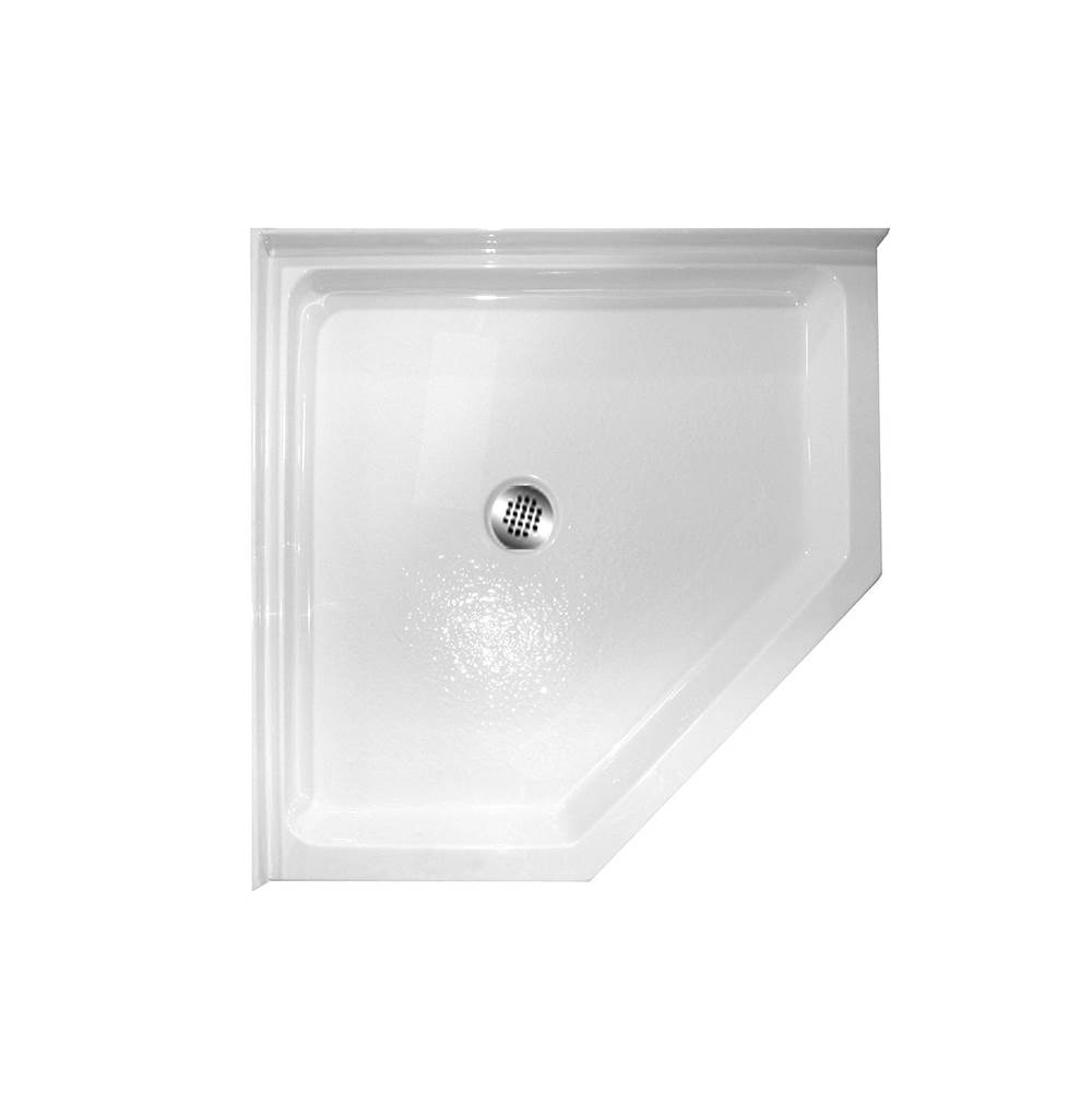 Hamilton Bathware Thermal Cast Acrylic 42 x 42 x 7 Shower Base in White ABC 4242