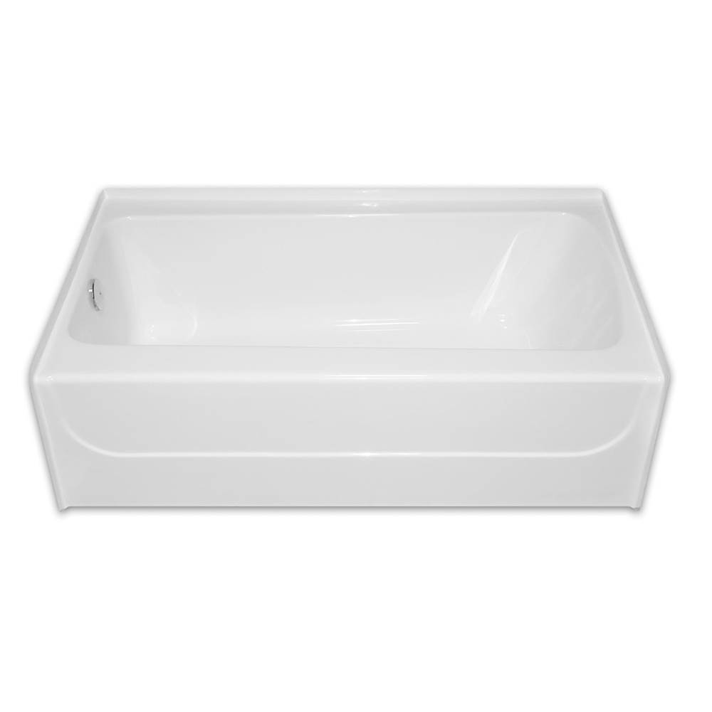 Hamilton Bathware Alcove AcrylX 54 x 31 x 16 Bath in Almond G5432TO