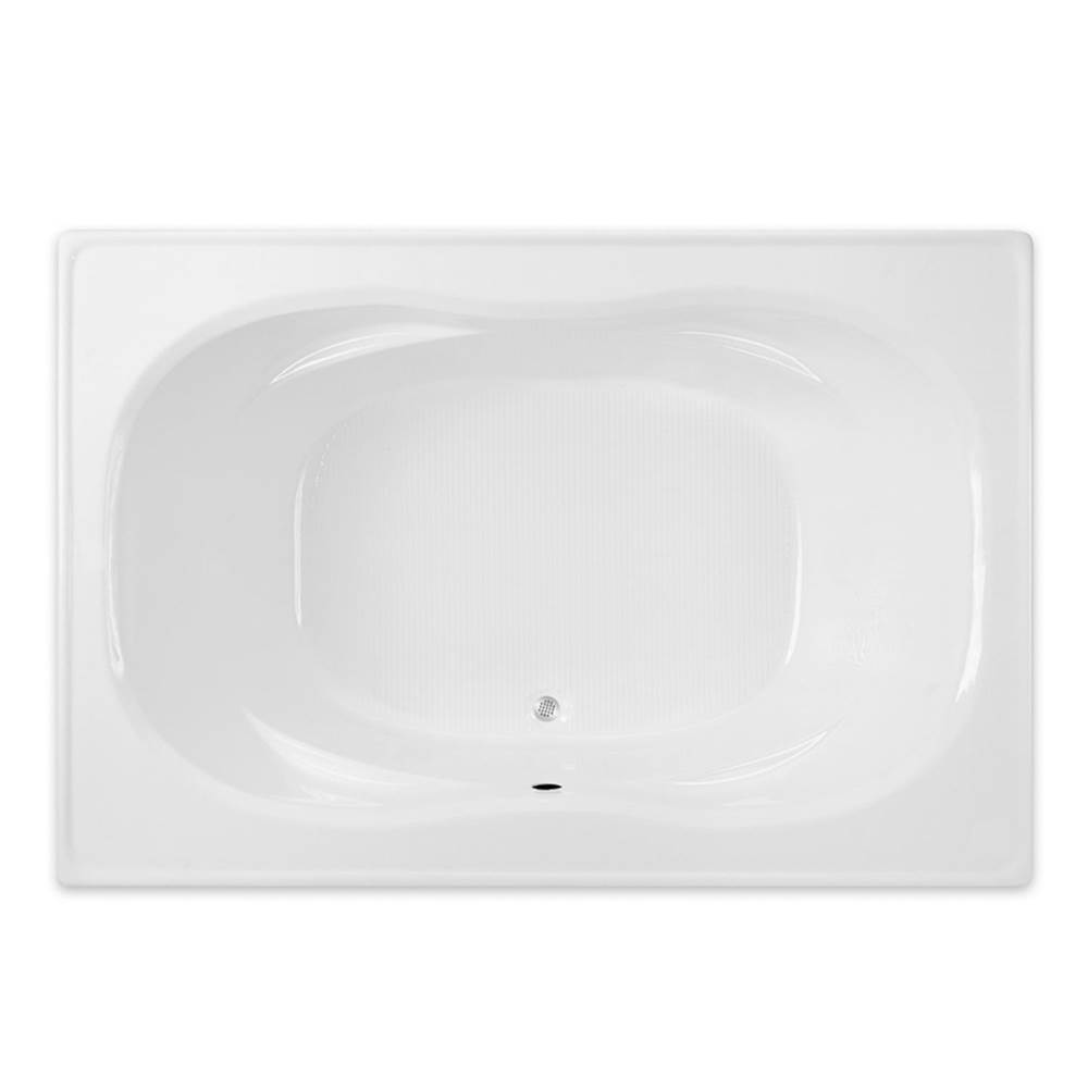 Hamilton Bathware Drop-in AcrylX 71 x 47 x 23 Bath in Ice Grey G4872TO