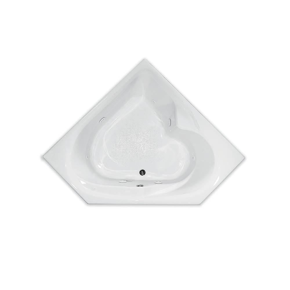 Hamilton Bathware Drop-in Thermal Cast Acrylic 59 x 59 x 20 Bath in White RN 6060