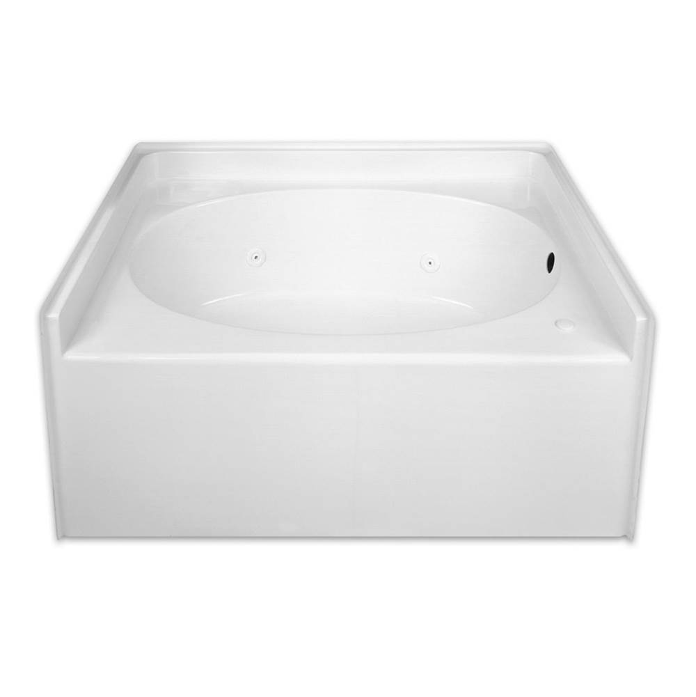Hamilton Bathware Alcove AcrylX 60 x 42 x 27 Bath in White GGTNSTO