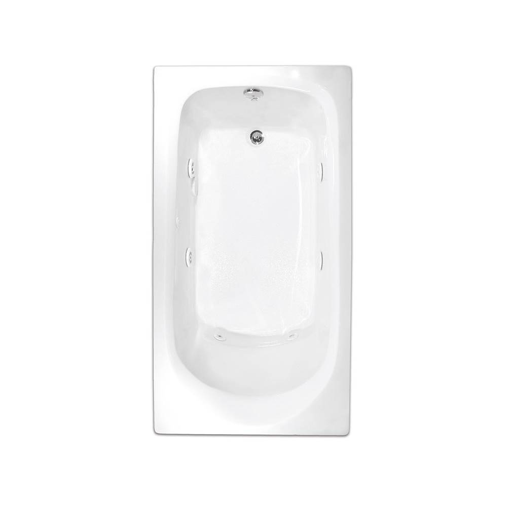 Hamilton Bathware Drop-in Thermal Cast Acrylic 60 x 32 x 20 Bath in White RN 6032