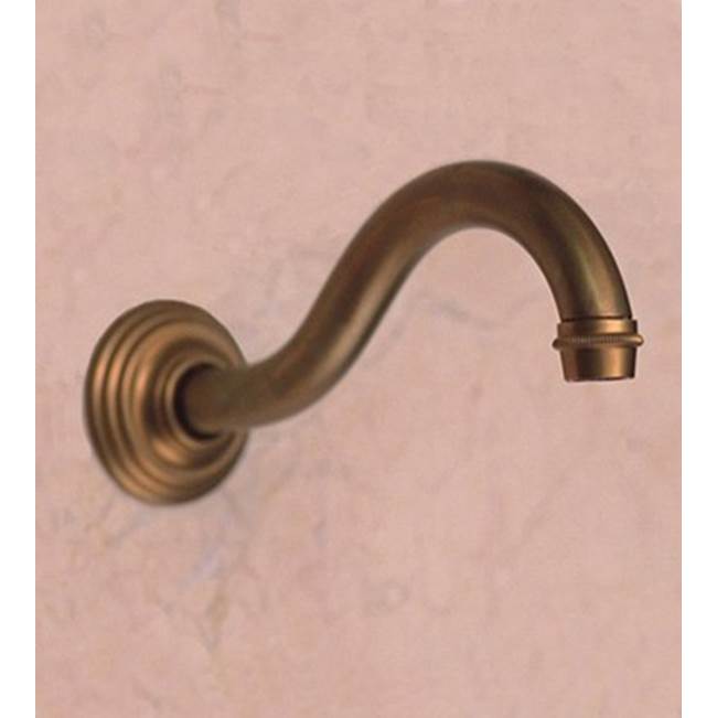 Herbeau ''Royale'' Wall Spout in Weathered Brass