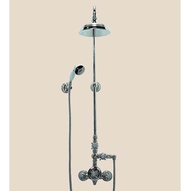 Herbeau ''Royale'' Exposed Thermostatic Shower in Old Silver
