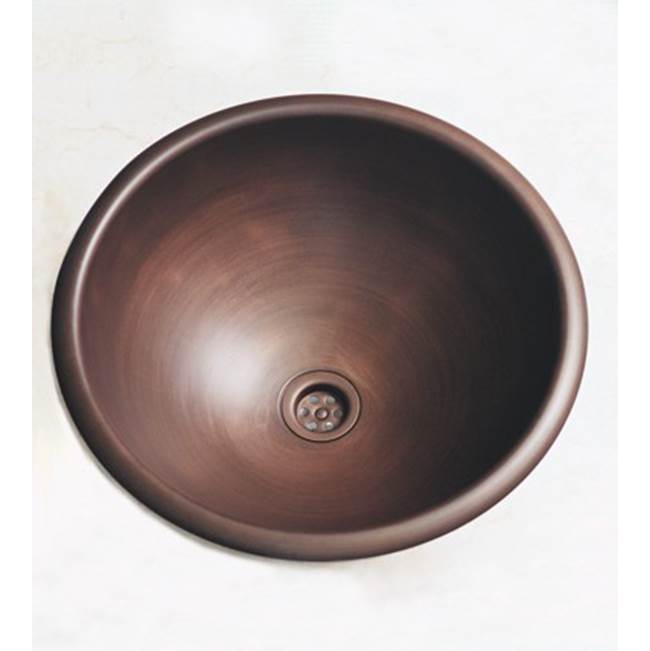 Herbeau ''Rhone'' Round Bowl in French Weathered Brass