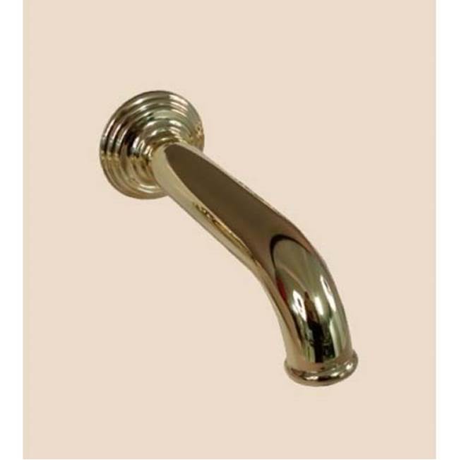 Herbeau ''Lille'' Wall Mounted Tub Spout in Brushed Nickel