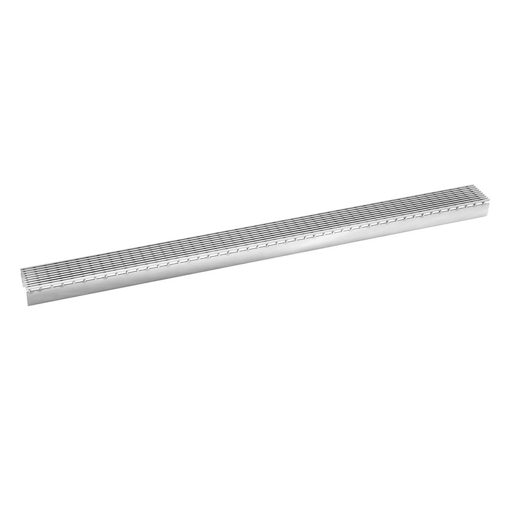 Infinity Drain 48'' Wedge Wire Grate for S-AG 65 in Satin Stainless