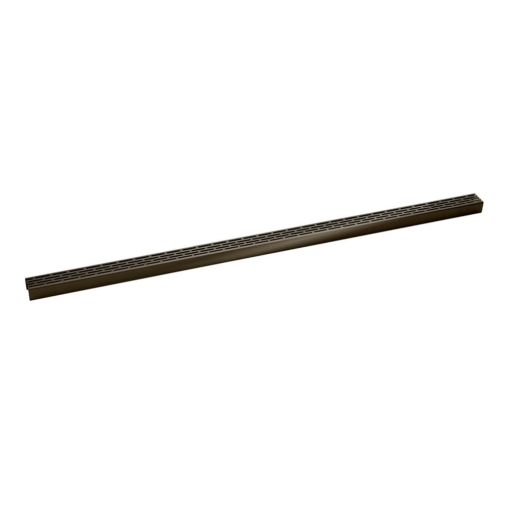 Infinity Drain 60'' Perforated Offset Slot Pattern Grate for S-LT 38 in Oil Rubbed Bronze