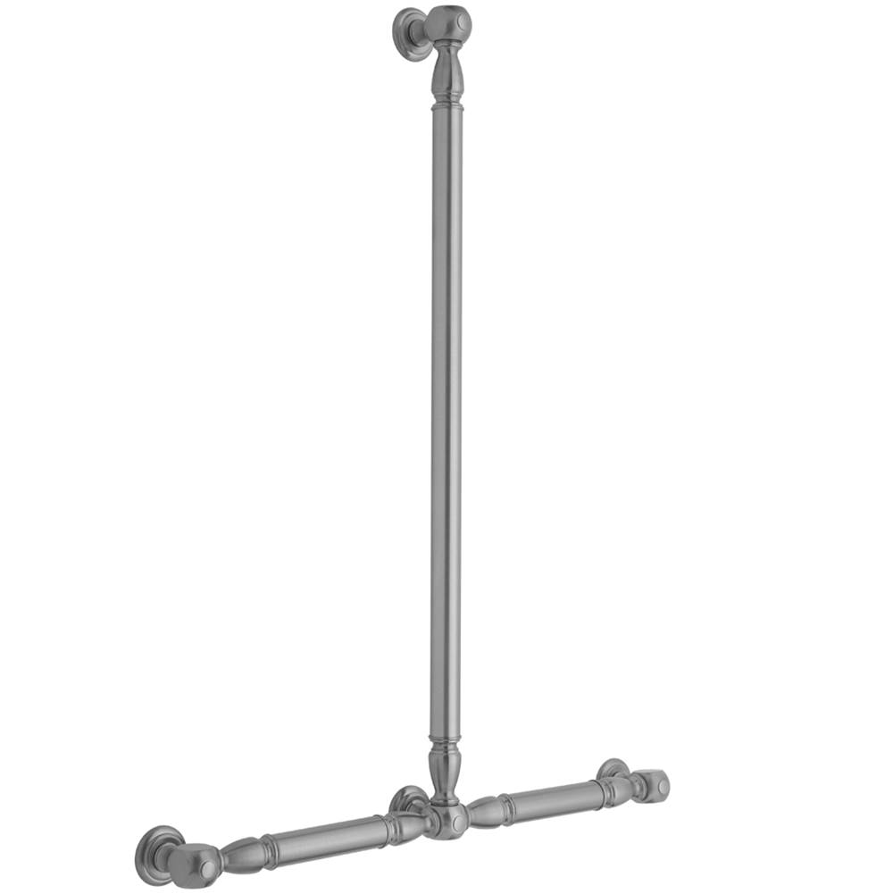 Jaclo T20 Smooth with Finials 32H x 24W T Grab Bar