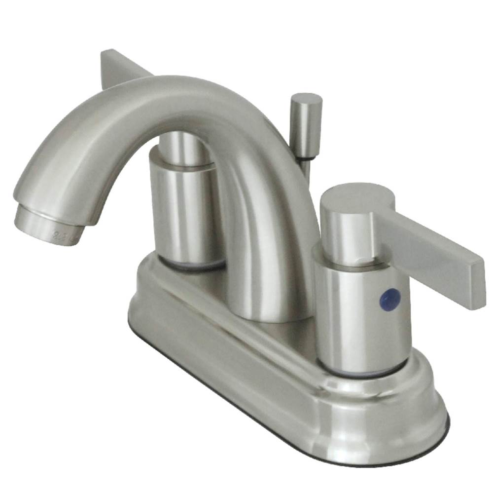 Kingston Brass 4 in. Centerset Bathroom Faucet, Brushed Nickel