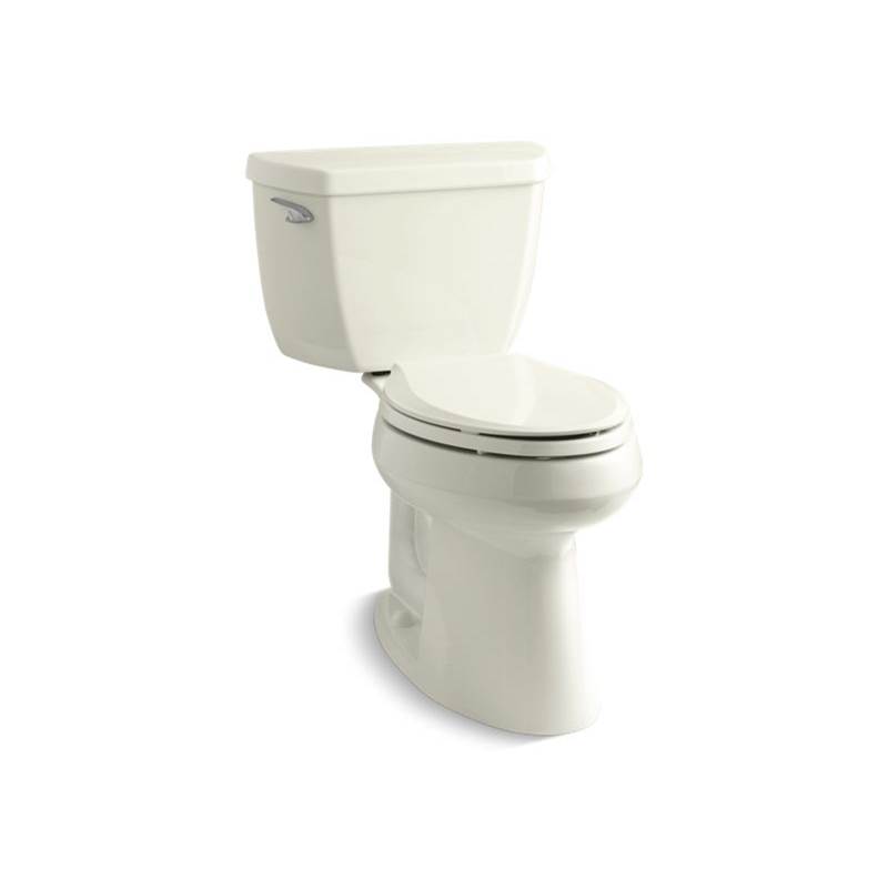 Kohler Highline® Classic Comfort Height® Two-piece elongated 1.28 gpf chair height toilet with 10'' rough-in