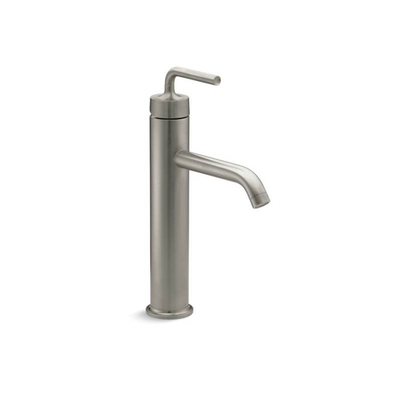 Kohler Purist® Tall Single-handle bathroom sink faucet with straight lever handle