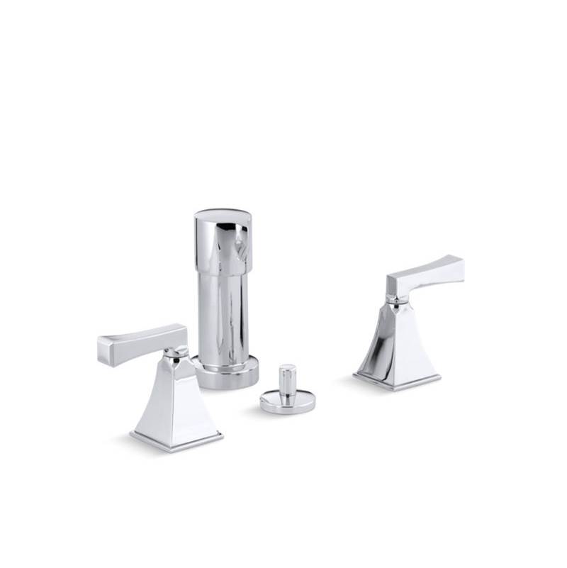 Kohler Memoirs® Stately Vertical spray bidet faucet with Deco lever handles