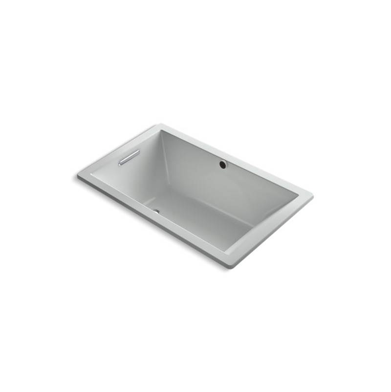Kohler Underscore® Rectangle 60'' x 36'' drop-in bath with Bask® heated surface and end drain
