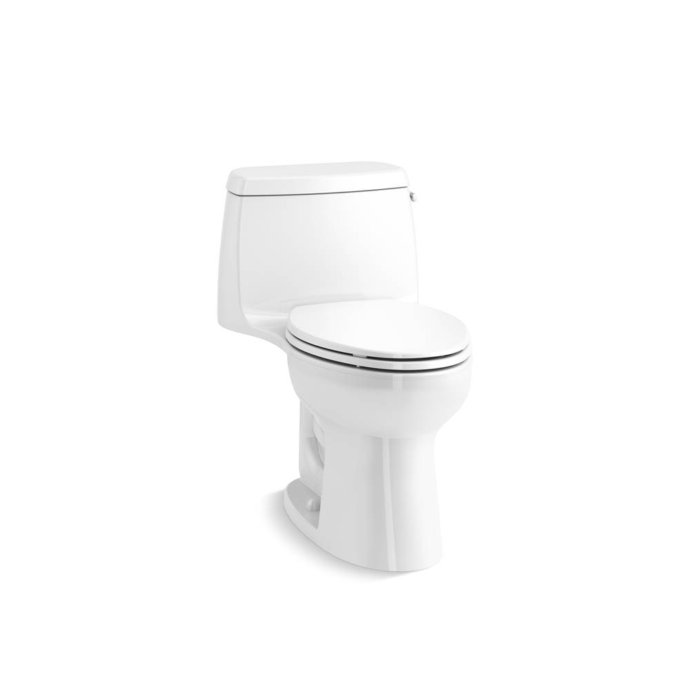 Kohler Santa Rosa One-Piece Compact Elongated 1.28 Gpf Toilet With Revolution 360 Swirl Flushing Technology