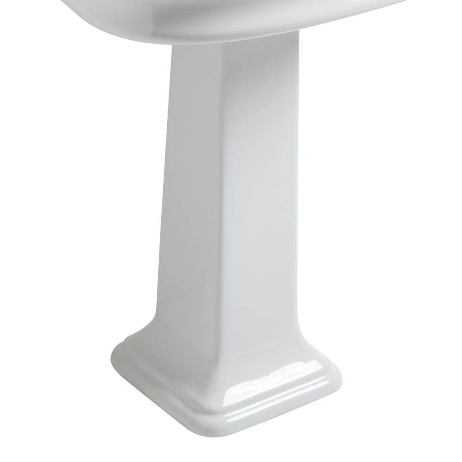 Lacava Porcelain pedestal for H251. W: 12 1/4'', D: 12 1/4''. H: 27 3/8''