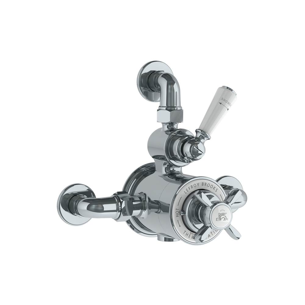 Lefroy Brooks Exposed Classic Thermostatic Valve With Top Return, Polished Chrome