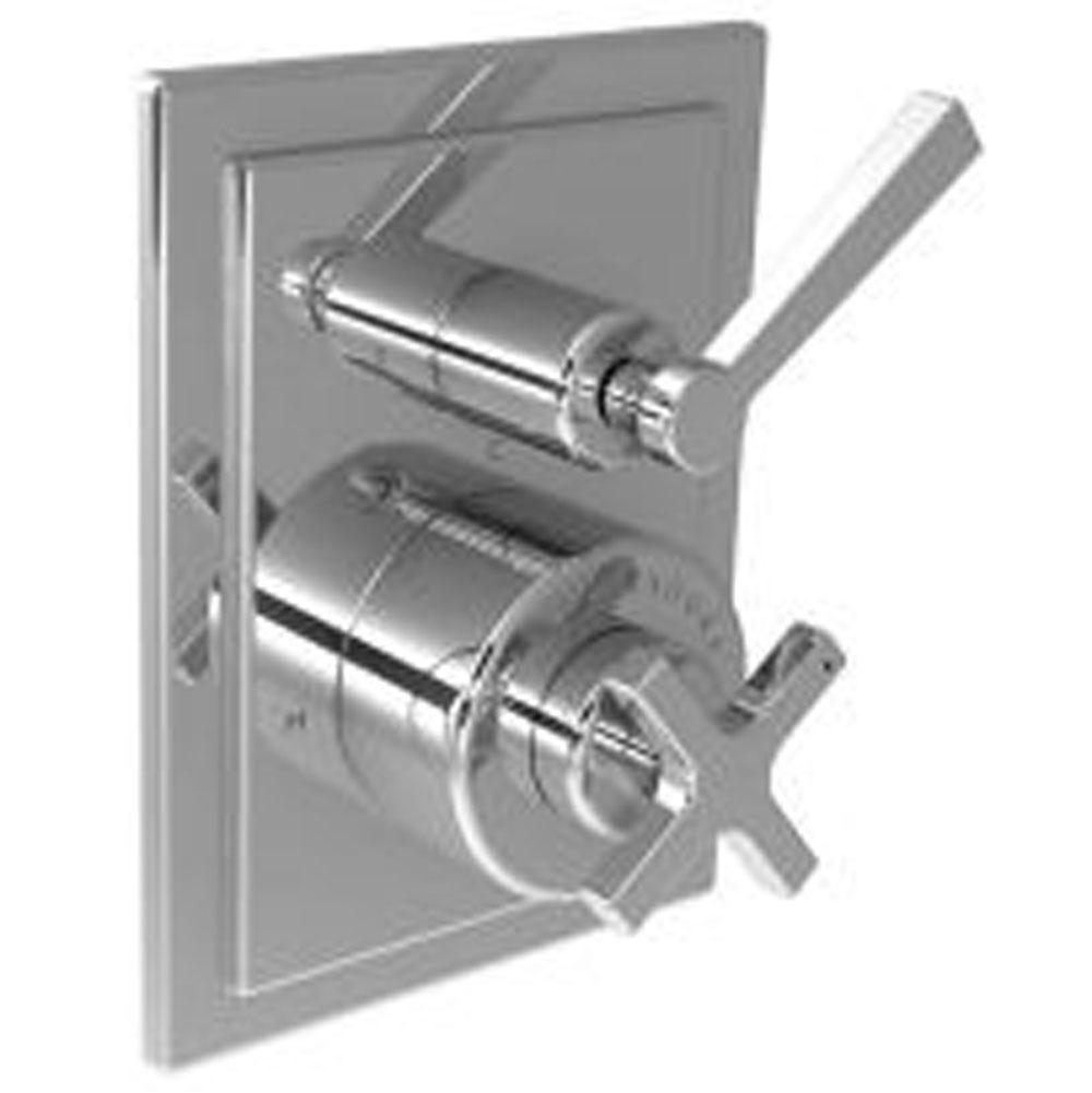 Lefroy Brooks Mackintosh Pressure Balance Trim With Integrated Two-Way Diverter To Suit M1-4101 Rough, Polished Chrome