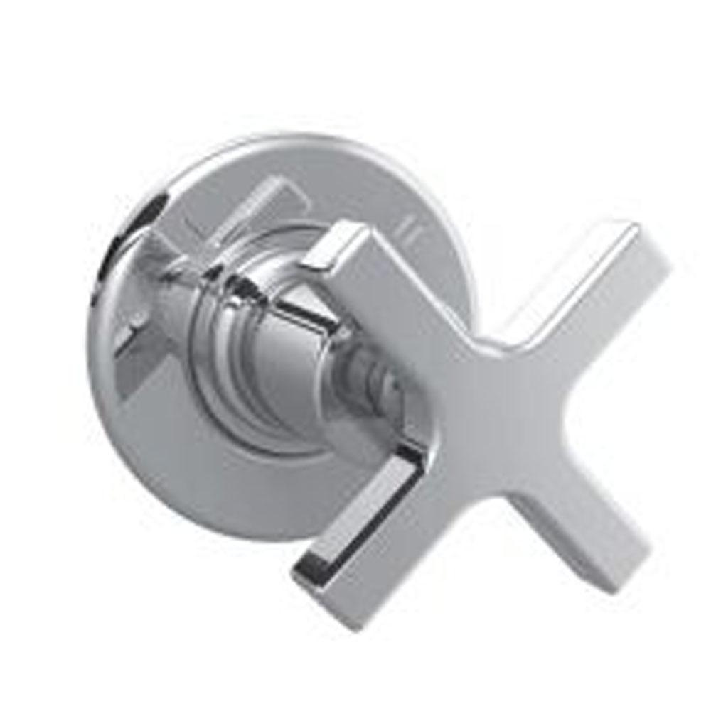 Lefroy Brooks Mackintosh Cross Handle Two-Way Diverter Trim To Suit R1-4000 Rough, Polished Chrome