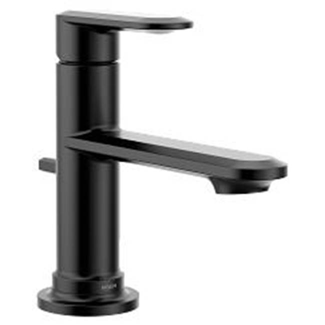 Moen Matte black one-handle bathroom faucet