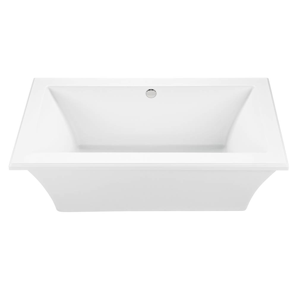 MTI Baths Madelyn 3 Acrylic Cxl Freestanding W/Pedestal Air Bath - White (65.5X35.625)
