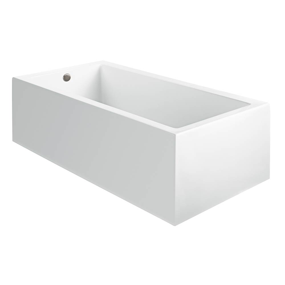 MTI Baths Andrea 7A Acrylic Cxl Sculpted 2 Side Air Bath - White (60X31.5)