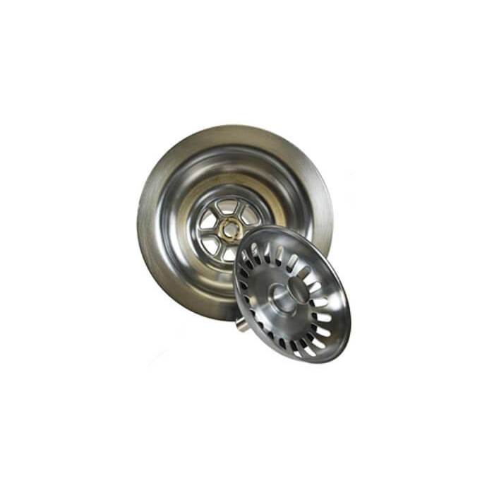 Mountain Plumbing 3 1/2'' Deluxe Stemball Strainer- Brushed Stainless