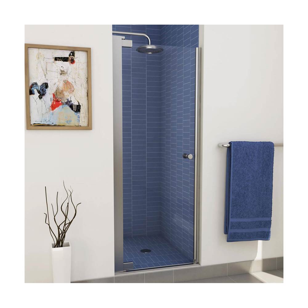 Maax Madono 28 1/2-30 1/2 x 67 in. 6 mm Pivot Shower Door for Alcove Installation with Clear glass in Chrome