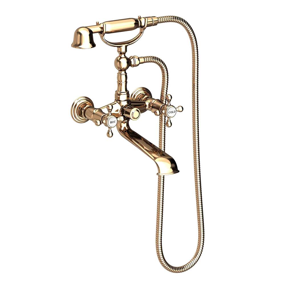 Newport Brass Chesterfield  Exposed Tub & Hand Shower Set - Wall Mount