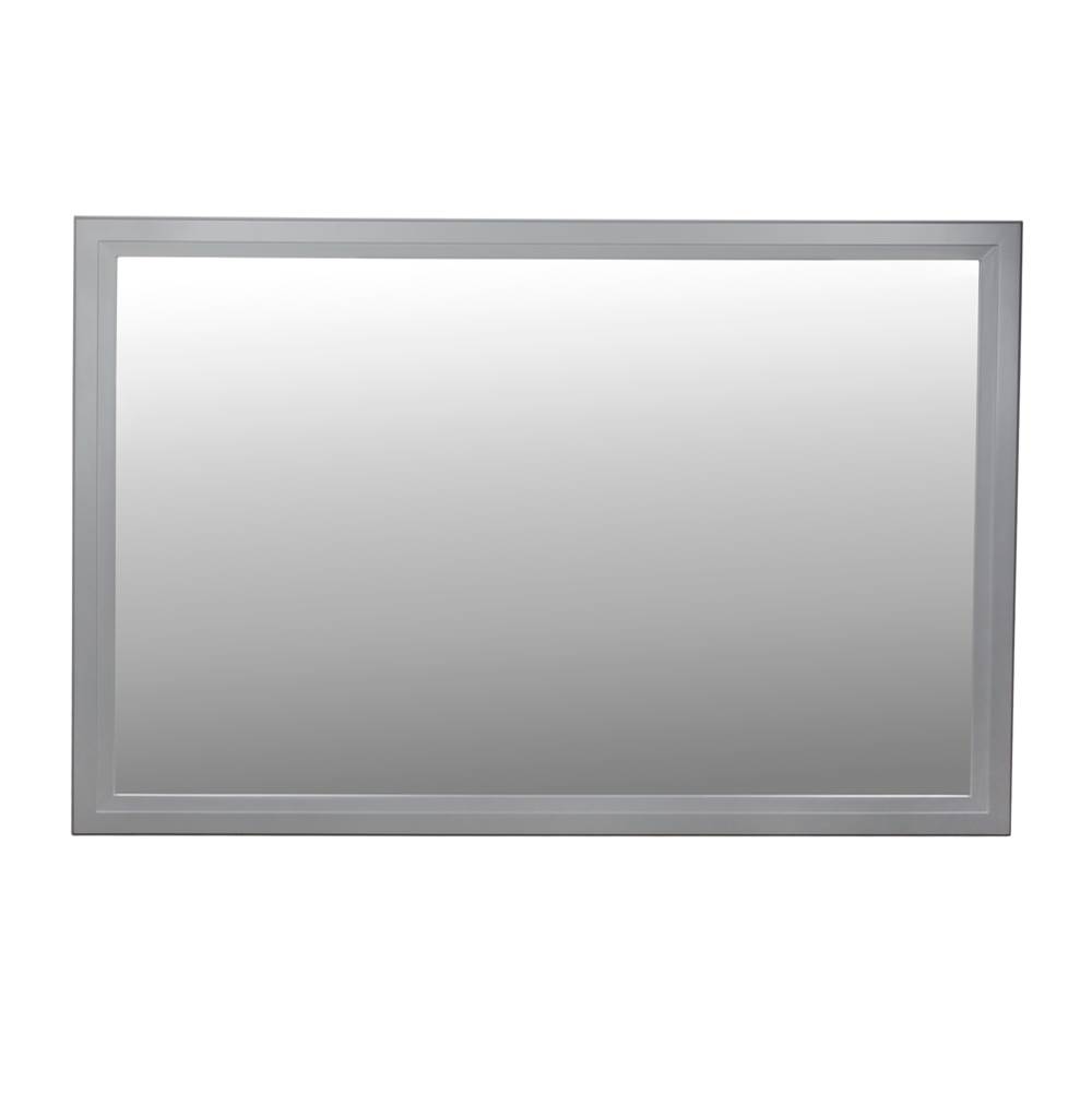 Ronbow 60'' Reuben Solid Wood Framed Bathroom Mirror in Empire Gray