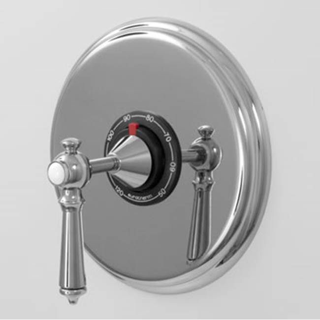 Sigma 3/4'' Thermostatic Set With 9'' Plate Trim Ascot Satin Nickel .69