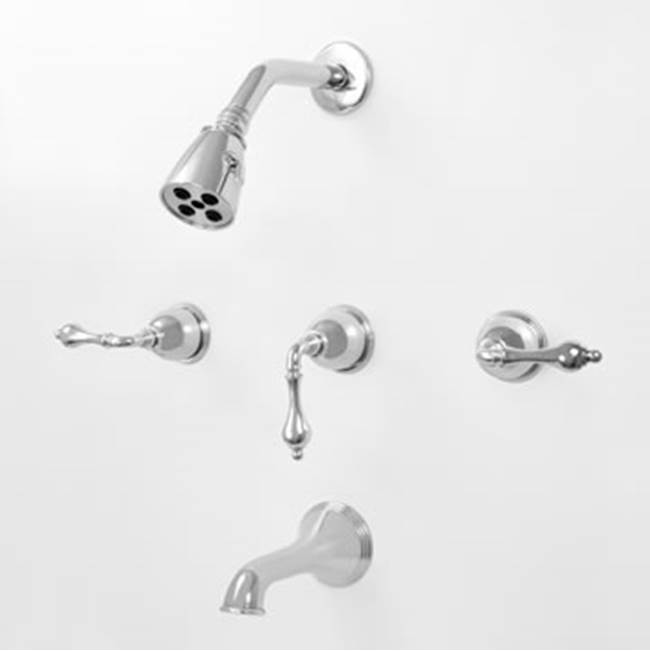 Sigma 3 Valve Tub & Shower Set TRIM (Includes HAF and Wall Tub Spout) HOUSTON ANTIQUE PEWTER .51