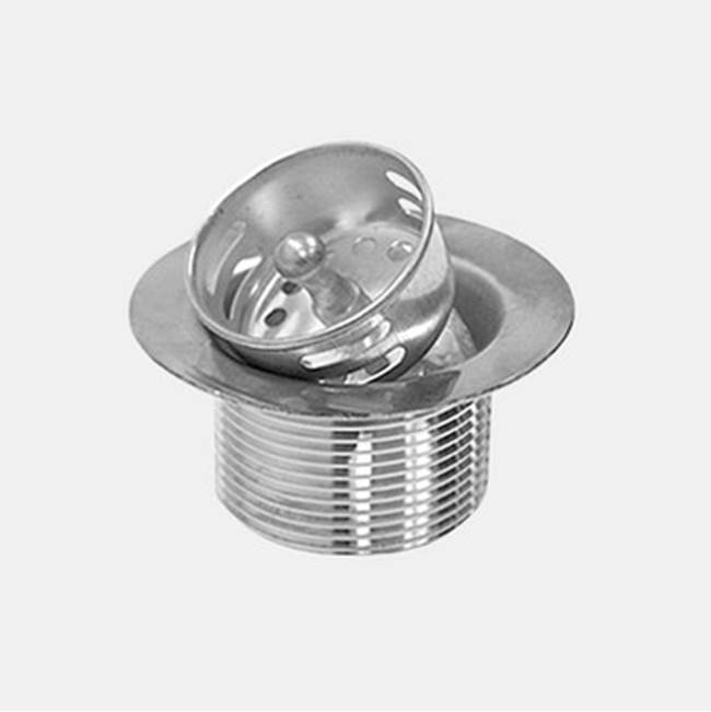 Sigma Midget Duo Strainer Basket, 1-1/2'' Npt, Fits 2'' Sink Openings. Complete With Nuts And Washers Satin Nickel Pvd .42