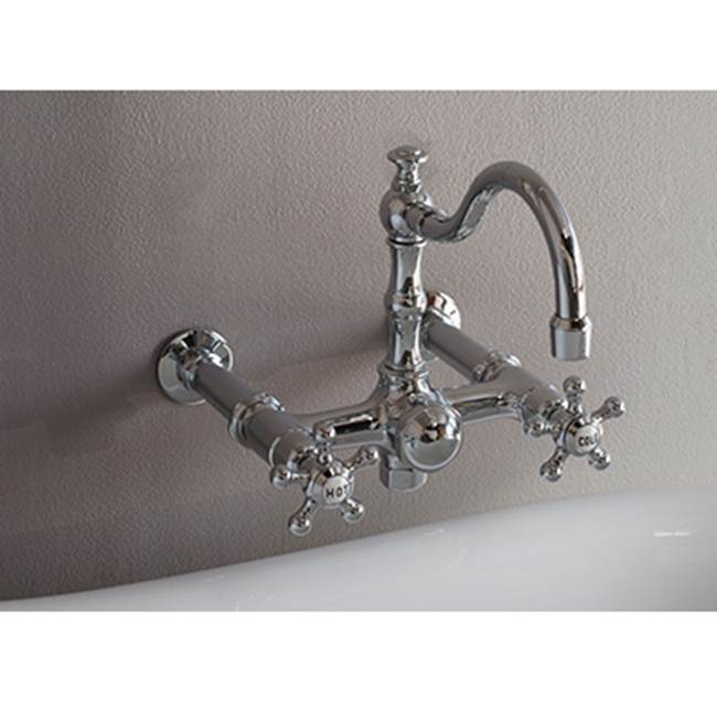 Strom Living Wall Mount Tub Faucets Matte Nickel