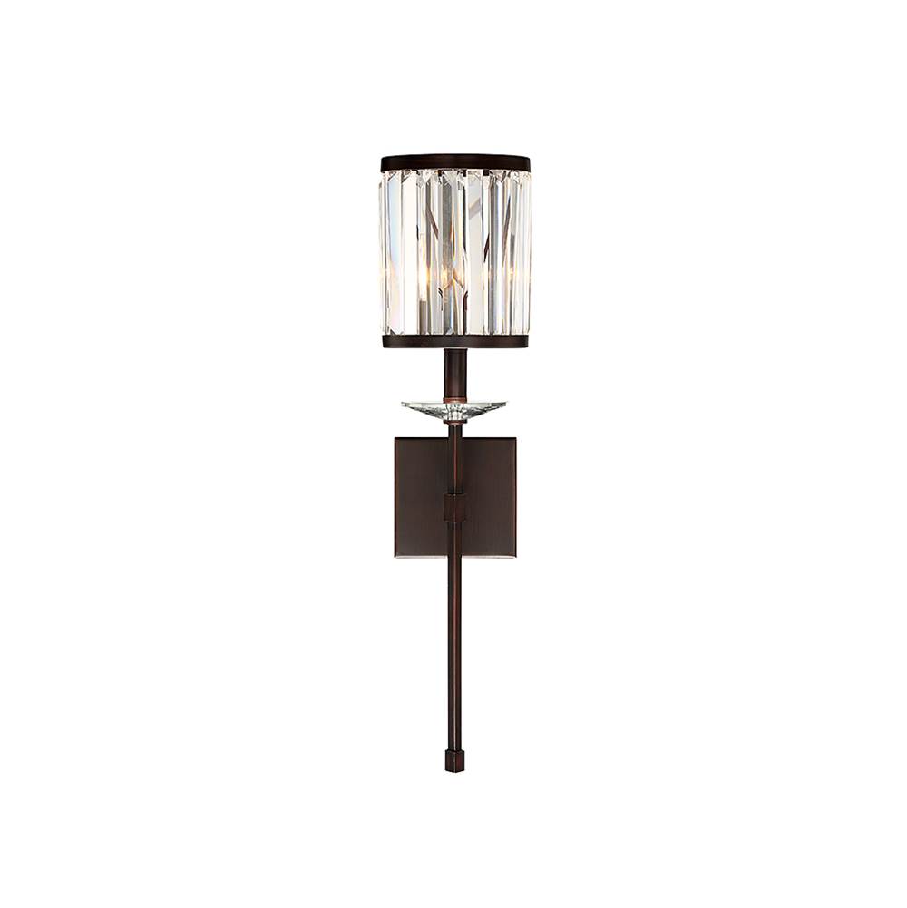 Savoy House Ashbourne 1-Light Wall Sconce in Mohican Bronze