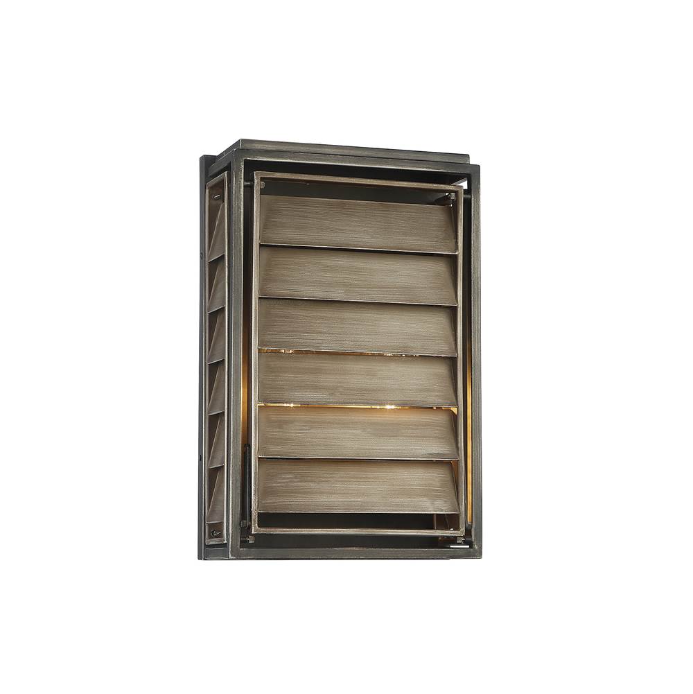 Savoy House Hartberg 2-Light Outdoor Wall Lantern in Aged Driftwood