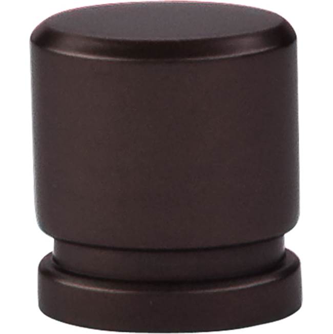 Top Knobs Oval Knob 1 Inch Oil Rubbed Bronze