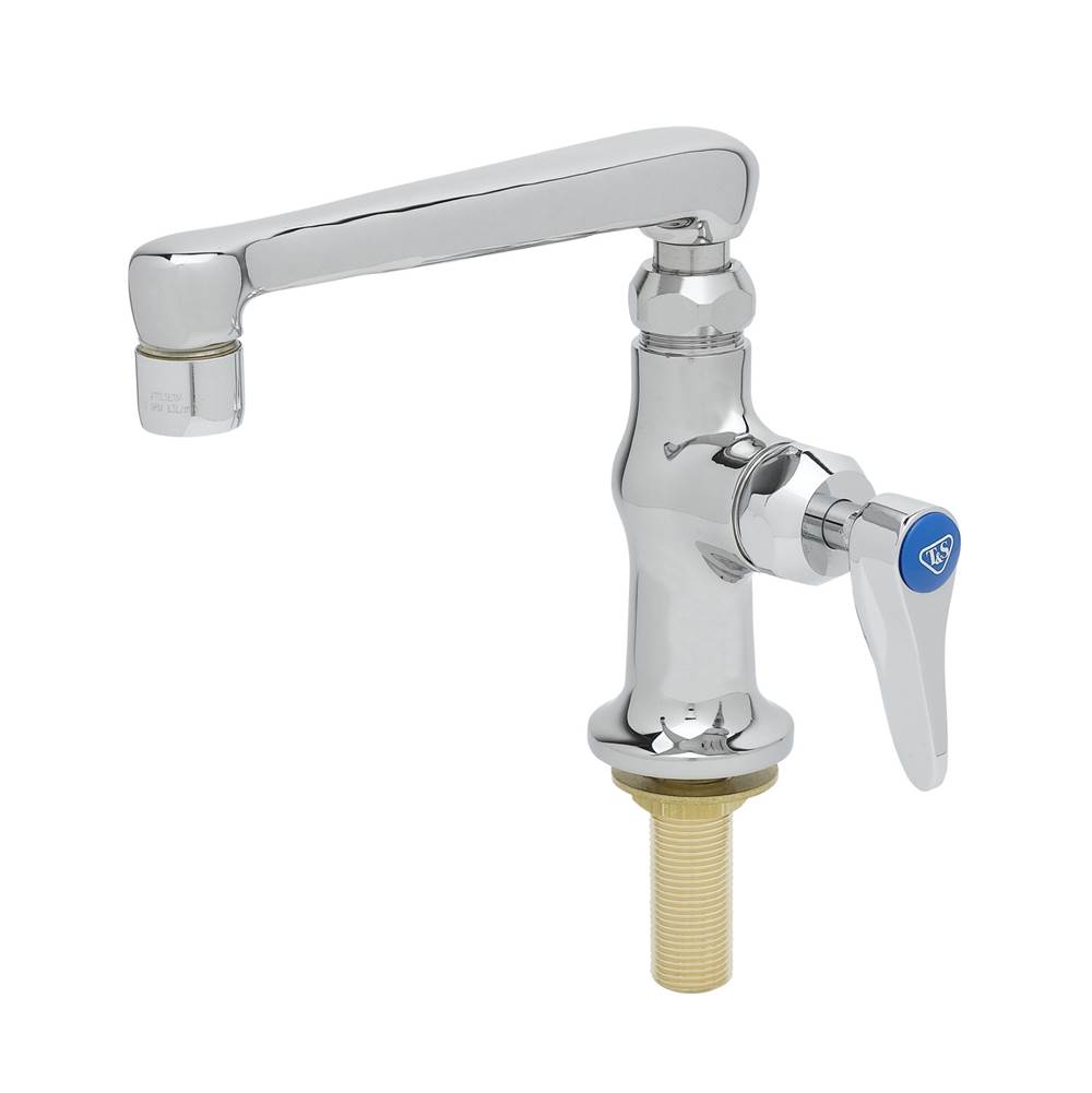 T&S Brass Single Temp Deck Mount Faucet w/ Cerama Cartridge, 6'' Cast Spout (0SC6)