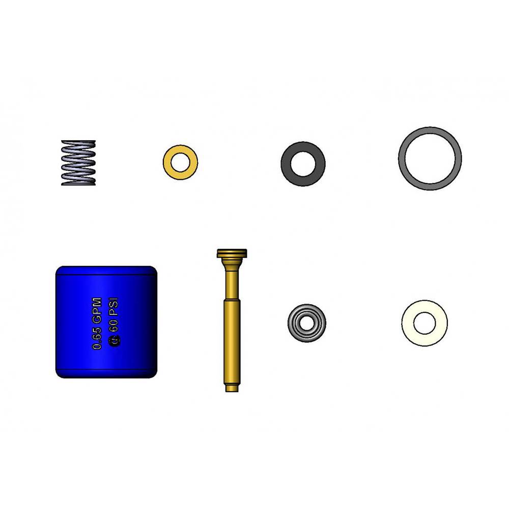 T&S Brass Parts Kit for EB-0107-C Low-Flow Spray Valve (New-Style)